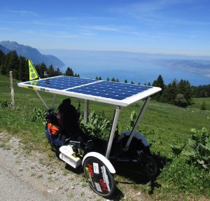 trike solaire vélo photovoltaique